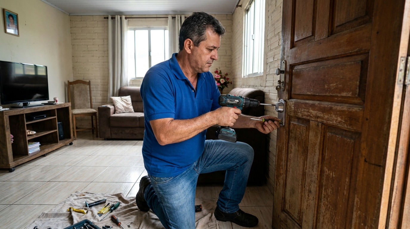 Serviço de Instalação de Fechadura Residencial no Apicum, São Luís‑MA